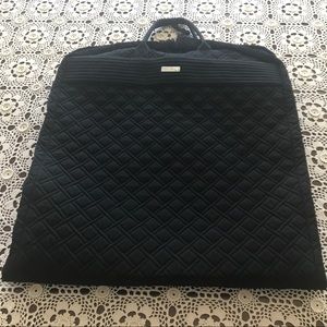 Vera Bradley quilted black travel garment bag